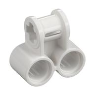 Technic Axle and Pin Connector Perpendicular Double White