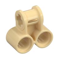 Technic Axle and Pin Connector Perpendicular Double Beige