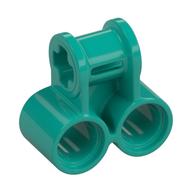 Technic Axle and Pin Connector Perpendicular Double Dark Turquoise