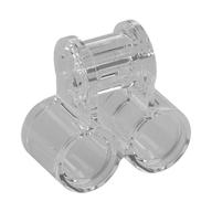 Technic Axle and Pin Connector Perpendicular Double Trans-Clear