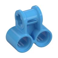 Technic Axle and Pin Connector Perpendicular Double Medium Blue