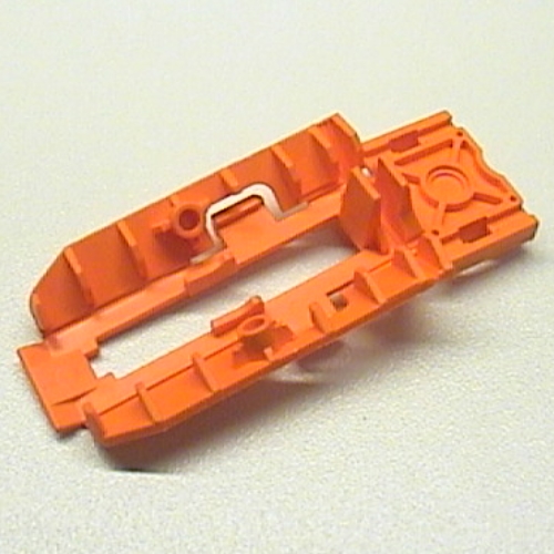 Technic Wheel Holder 7 × 3 Orange