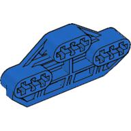Technic Axle Connector Block 3 × 6 with 6 Axleholes Blau