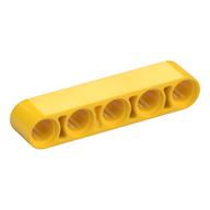 Technic Beam 1 × 5 Thick Yellow