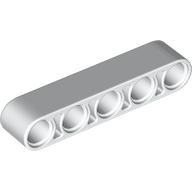 Technic Lochbalken 1 × 5 dick Weiß