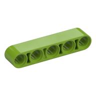 Technic Beam 1 × 5 Thick Lime