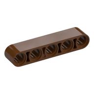 Technic Beam 1 × 5 Thick Reddish Brown