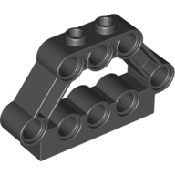 Technic Pin Connector Block 1 × 5 × 3 Schwarz
