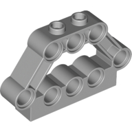 Technic Pin Connector Block 1 × 5 × 3 Light Bluish Gray
