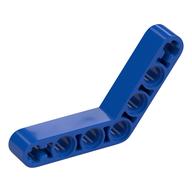 Technic Beam 1 × 7 Bent (4 - 4) Thick Blau