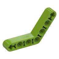 Technic Beam 1 × 7 Bent (4 - 4) Thick Lime