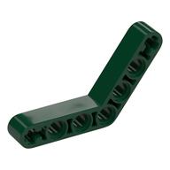 Technic Beam 1 × 7 Bent (4 - 4) Thick Dark Green