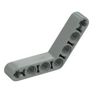 Technic Beam 1 × 7 Bent (4 - 4) Thick Light Gray