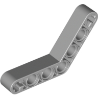 Technic Beam 1 × 7 Bent (4 - 4) Thick Hellblaugrau