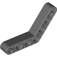 Technic Beam 1 × 7 Bent (4 - 4) Thick Dunkelblaugrau