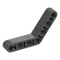 Technic Beam 1 × 7 Bent (4 - 4) Thick Dark Gray