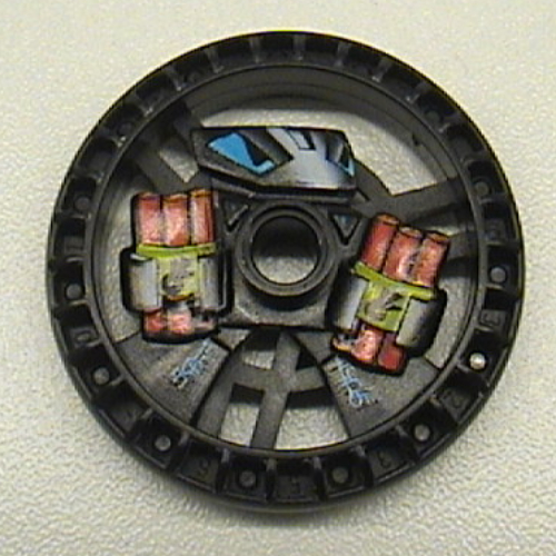 Technic Disc 5 × 5 Notched, Dynamite Black