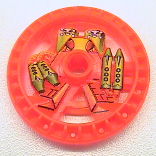 Technic Disc 5 × 5 Notched, Toxic Print