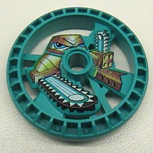 Technic Disc 5 × 5 Notched, Chain-Saw Print