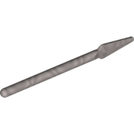 Weapon Pike / Spear - Flexible Rubber Mattsilber