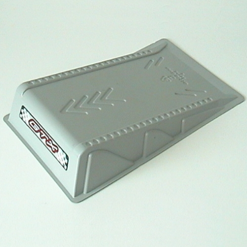 Baseplate Raised Ramp 16 × 16 × 2 1/3 Hellgrau