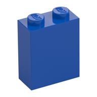 Brick 1 × 2 × 2 with Inside Stud Holder Blue