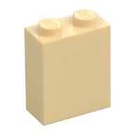 Brick 1 × 2 × 2 with Inside Stud Holder Tan