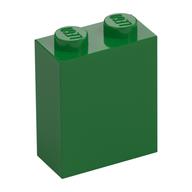 Brick 1 × 2 × 2 with Inside Stud Holder Grün