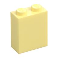 Brick 1 × 2 × 2 with Inside Stud Holder Leuchtendes Hellgelb