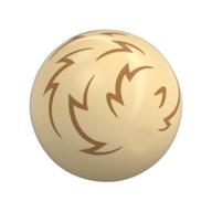 Technic Ball Joint with Medium Nougat Fur (Tribble) print Tan
