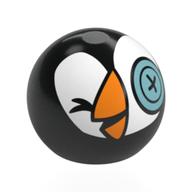 Technic Ball Joint, Puffin with Button Eye Print (Sir Jorgenbjorgen) Schwarz