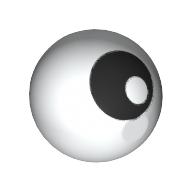 Technic Ball Joint, Black Eye Print