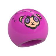 Technic Ball Joint, Pygmy Puff Print in Dark Pink