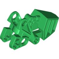 Large Figure Foot, with Ball Joint Socket 3 × 6 × 2 1/3 Green