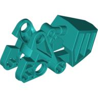 Large Figure Foot, with Ball Joint Socket 3 × 6 × 2 1/3 Dark Turquoise