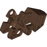 Large Figure Foot, with Ball Joint Socket 3 × 6 × 2 1/3 Brown