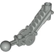 Large Figure Skeletal, Limb, Angular with Ball Joint, and Axle Hole Light Gray