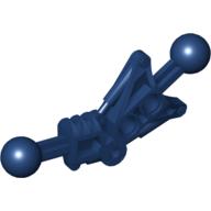 Large Figure Skeletal, Limb, Angular with 2 Ball Joints, and 2 Holes (Toa) Dark Blue