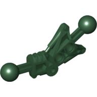 Large Figure Skeletal, Limb, Angular with 2 Ball Joints, and 2 Holes (Toa) Dark Green