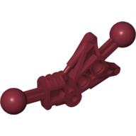 Large Figure Skeletal, Limb, Angular with 2 Ball Joints, and 2 Holes (Toa) Dark Red