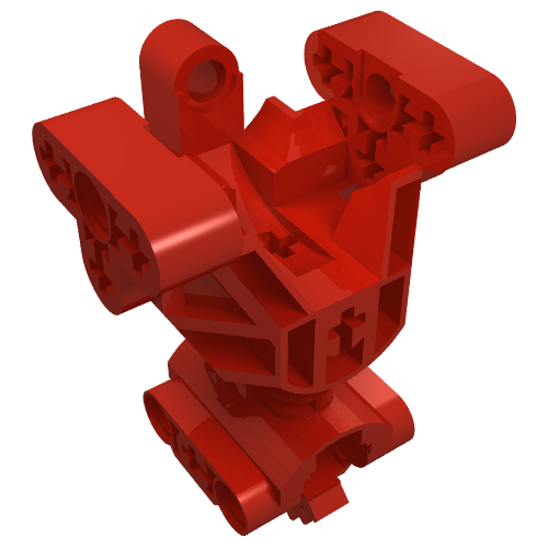 Large Figure Skeletal, Torso, Gearbox Red