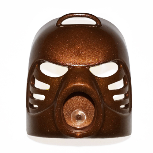 Large Figure Mask Hau [Plain] Two-tone Gold