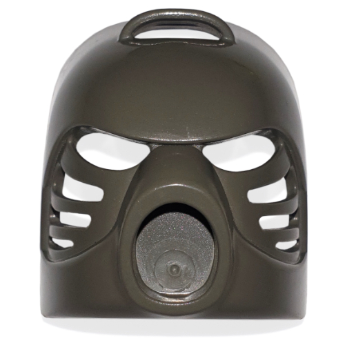 Large Figure Mask Hau [Plain] Dark Gray