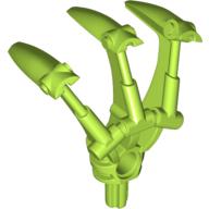 Large Figure Weapon, Claw, Triple, with Axle Limette