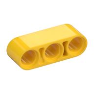 Technic Beam 1 × 3 Thick Yellow