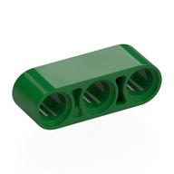 Technic Beam 1 × 3 Thick Green