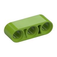 Technic Lochbalken 1 × 3 dick Limette