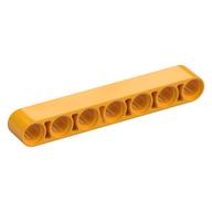 Technic Beam 1 × 7 Thick Bright Light Orange