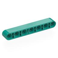 Technic Beam 1 × 7 Thick Dark Turquoise