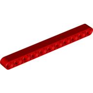 Technic Lochbalken 1 × 11 dick Rot